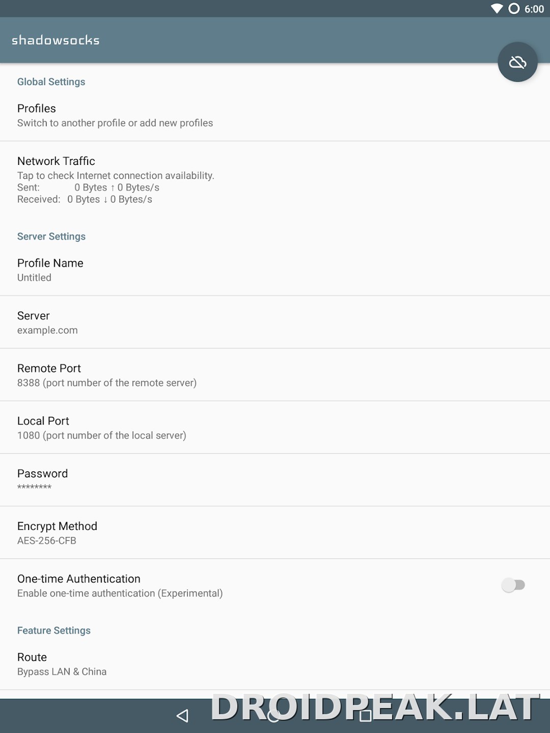 Shadowsocks скриншот 5