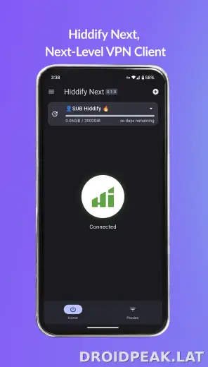 Hiddify скриншот 1